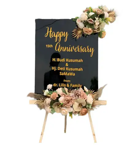 Papan Bunga Akrilik Glantengan
